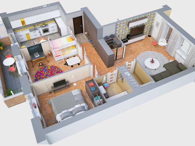 Ремонт трехкомнатной квартиры